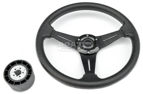 Руль PRETECH HD-5125D 350 мм черный