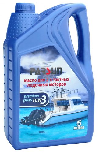 Масло PARSUN TCW3 Premium Plus для двухтактных моторов 5 л.