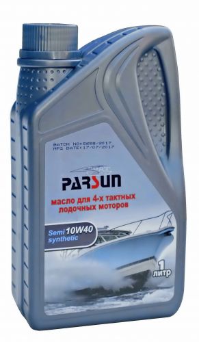 Масло PARSUN 10W40 для четырехтактных лодочных моторов купить 