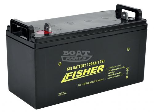 Аккумулятор гелевый Fisher 150Ah 12V для моторной лодки купить