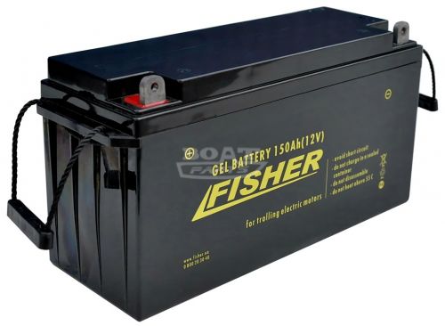 Купить лодочный аккумулятор Fisher 150Ah 12V купить