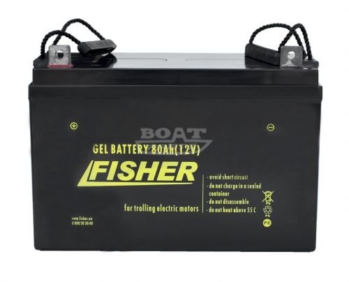 Гелевый аккумулятор 80Ah Fisher 12B