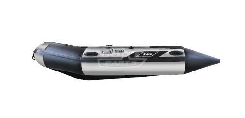 Надувная лодка AquaStar K-400 белая  
