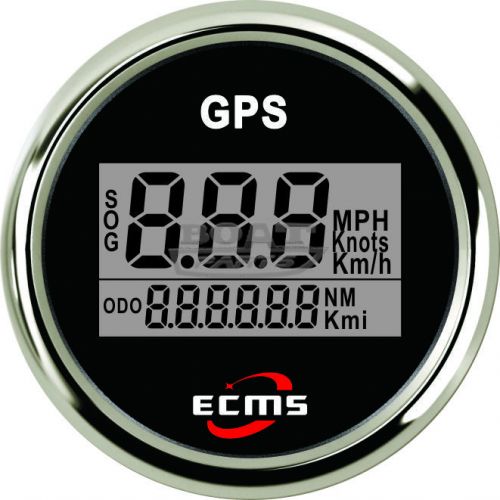 GPS спидометр с компасом ECMS черный