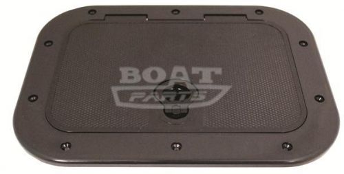 Инспекционный люк 596x348 мм черный  ― Boat-parts.com.ua