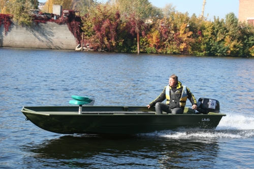 Лодка алюминиевая Tuna UMS 455 M AL J-RUN - алюминиевые лодки и катера Тюна - UMS 455 J-run - УМС Джейран - boat-parts.com.ua