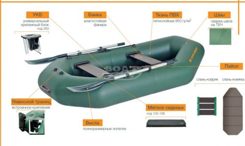 Надувная лодка Kolibri K-240