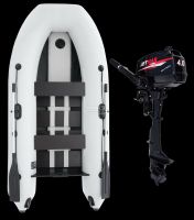 Комплект лодка Jetmar 3 м белая + мотор Jetmar T4