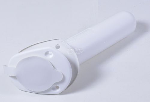 Держатель удочки белый с крышкой - интернет магазин boat-parts.com.ua