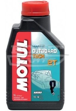 Масло для двухтактных лодочных моторов MOTUL Outboard TECH 2T (1 л.)