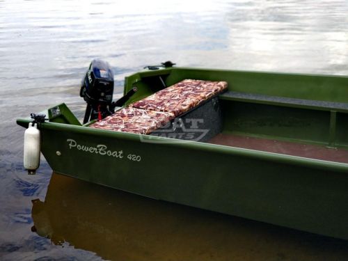 Лодка алюминиевая PowerBoat PB420 под румпель