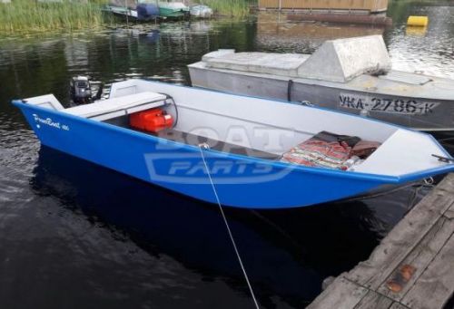 Лодка алюминиевая PowerBoat PB420 под румпель