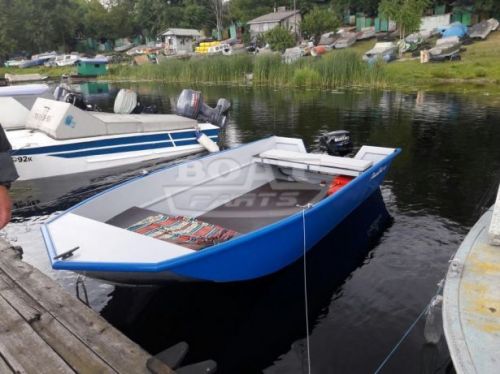Лодка алюминиевая PowerBoat PB420 под румпель