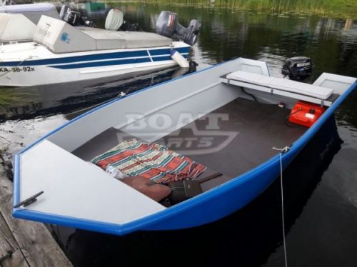 Лодка алюминиевая PowerBoat PB420 под румпель