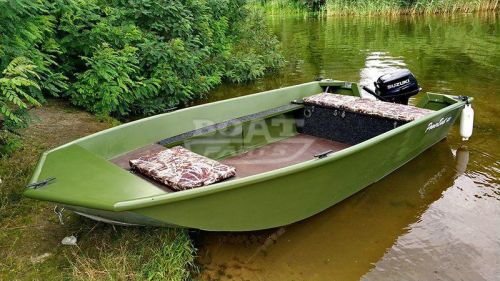 Лодка алюминиевая PowerBoat PB420 под румпель