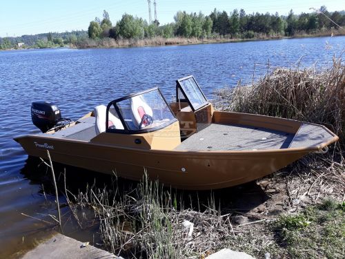 Алюминиевая лодка PowerBoat Fisher L 2C