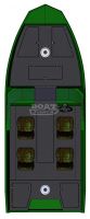 Алюминиевая лодка PowerBoat Fisher L 2C