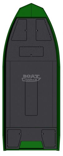 Powerboat Fisher L 480 алюминиевая румпельная лодка 