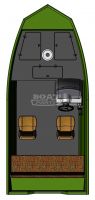 Алюминиевая лодка PowerBoat Fisher M 1C