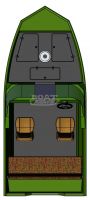 Алюминиевая лодка PowerBoat Fisher M 2C