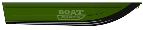 Лодка алюминиевая PowerBoat PB420 под румпель