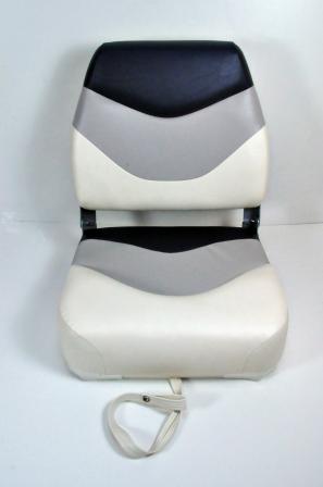Сиденье Premium Folding Seat серо-черно-белое