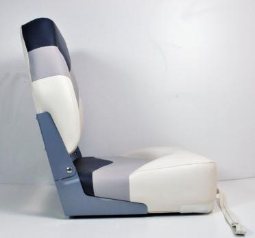 Сиденье Premium Folding Seat серо-черно-белое