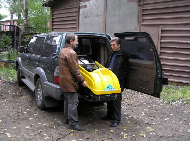 Буксировщик РАЙДА 048.L.02.02 (вариатор) МОТОСОБАКА