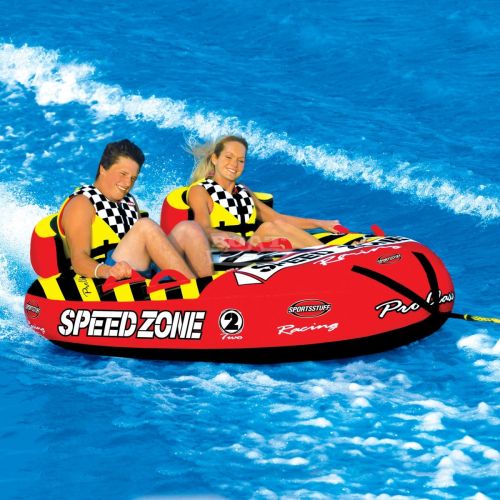 Водный аттракцион Sportsstuff Speedzone 2 купить - плюшка двухместная для катания на воде - таблетка для воды - ватрушка для катания по воде 