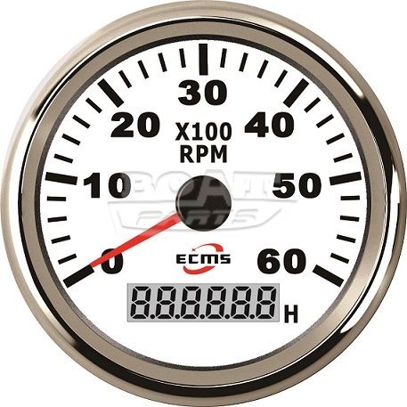 Тахометр ECMS для лодочного мотора со счетчиком моточасов купить