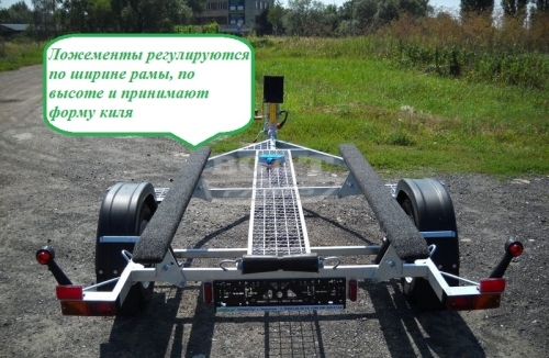 Прицеп для перевозки лодок до 3,6 м