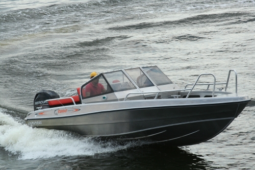 Катер алюминиевый TUNA UMS 550 DC AL - алюминиевые лодки и катера Tuna - УМС 550 Тюна - boat-parts.com.ua