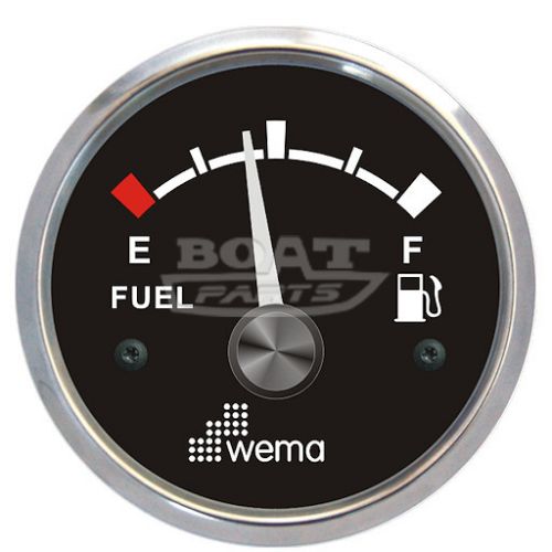 Датчик уровня топлива Wema (Kus) черный - приборы  для катера - Fuel level sensor (Kus) Black - приборы в катер Вема купить - датчик индикатор топлива Wema для лодочного мотора - boat-parts.com.ua - датчик топлива wema kus для катера 