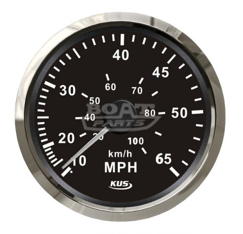 Спидометр Wema (Kus) черный - приборы  для катера - Speedometer Wema (Kus) White - спидометр для лодочного мотора Вема черный купить - спидометр Wema для лодочного мотора - boat-parts.com.ua 