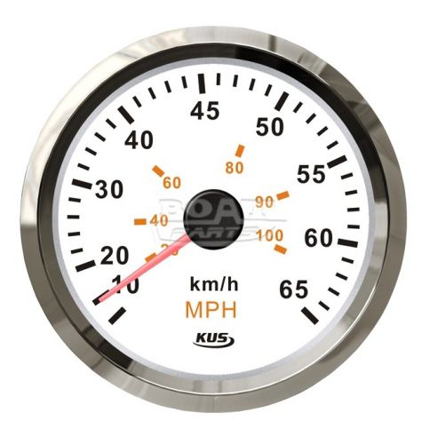 Спидометр Wema (Kus) белый - приборы  для катера - Speedometer Wema (Kus) White - спидометр для лодочного мотора Вема купить - спидометр Wema для лодочного мотора - boat-parts.com.ua 