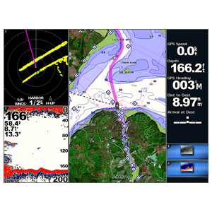 Эхолот +Картплоттер Garmin GPSMAP 6012