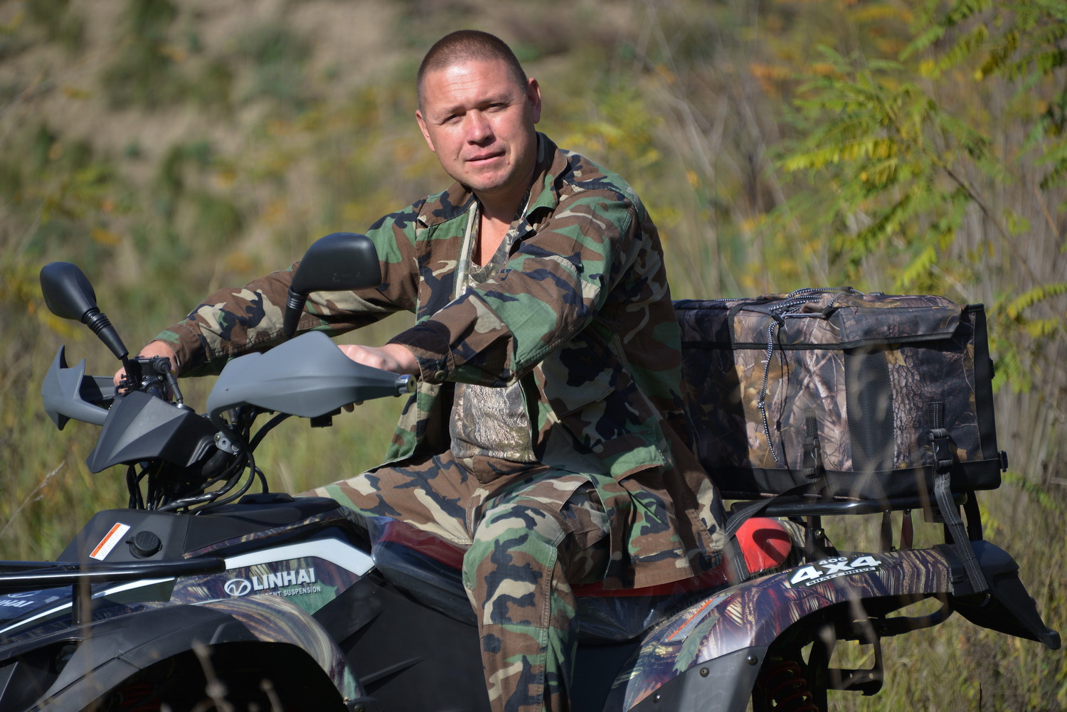 Кофра ATV 6060 ткань камуфляж 90л 310х270860