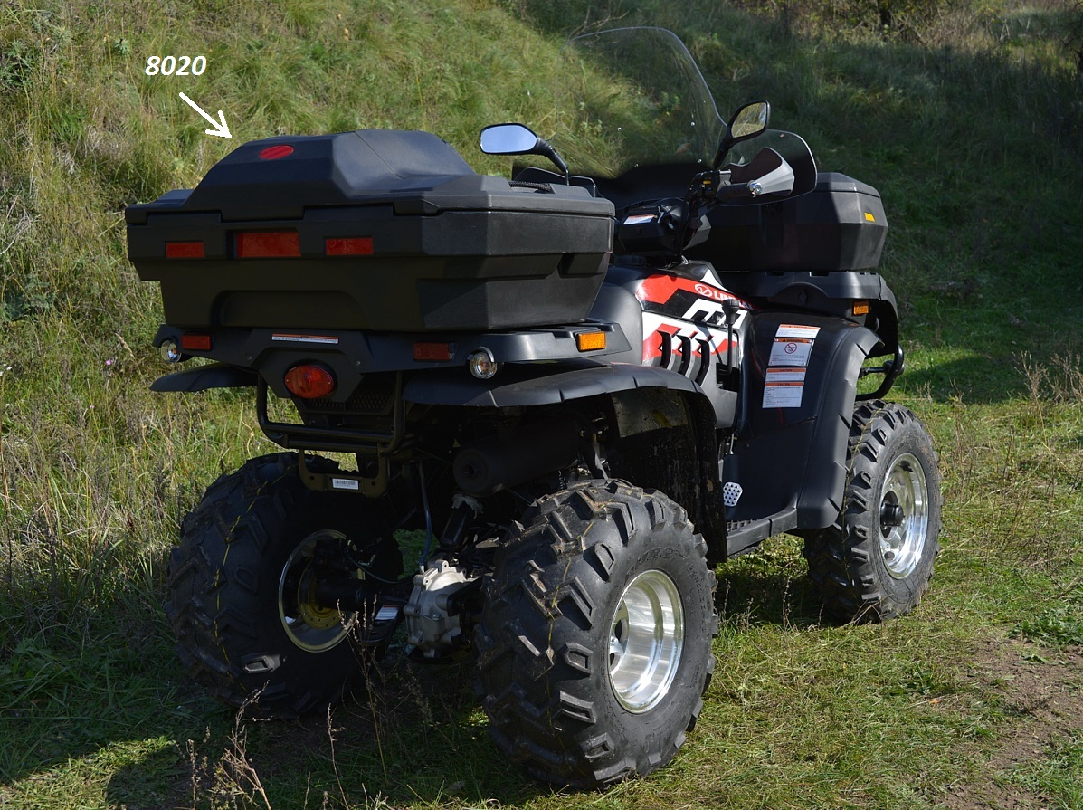 Кофра ATV 8020 пластик 180л. 1070х700х430