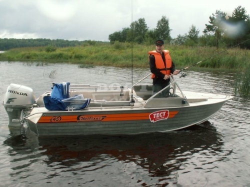Лодка Wellboat-45